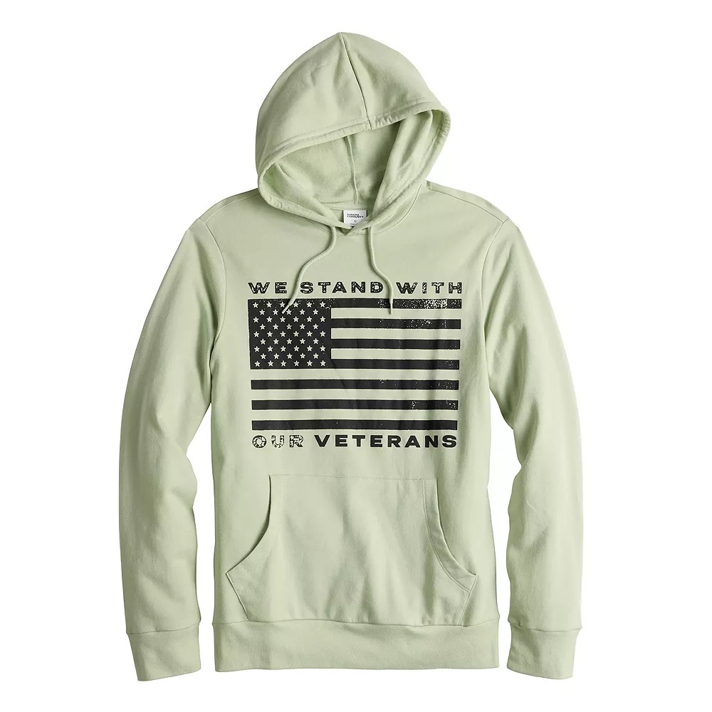WE STAND WITH OUR VETERANS HOODIE